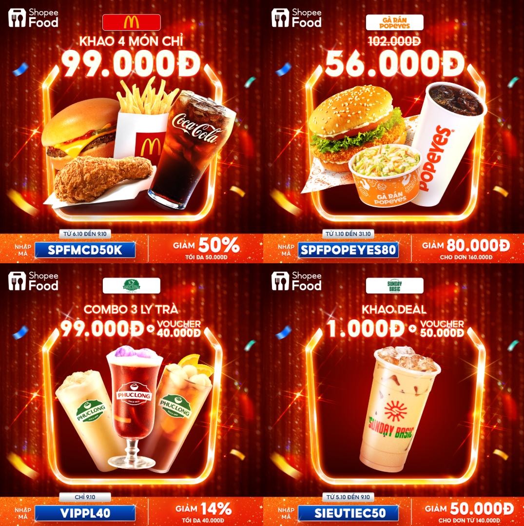Khuấy động tháng 10 rực rỡ, ShopeeFood mời bạn nhập hội “Siêu Tiệc Vạn Deal”- Ảnh 3.