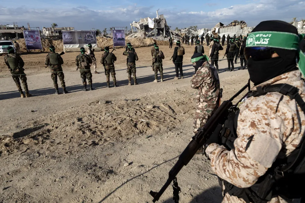 Liệu Hamas có đồng ý giải giáp sau thỏa thuận ngừng bắn Gaza? Ảnh: The New York Times 05gaza-trump-explainer-3-tvgh-su.jpg