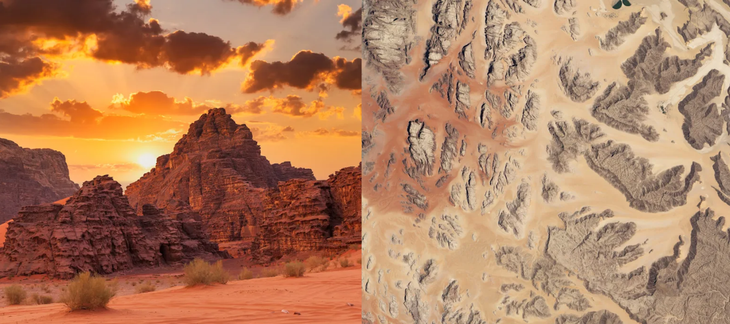 Amazon, Himalaya, kim tự tháp... thế nào khi nhìn từ trên cao 400km? - Ảnh 2.