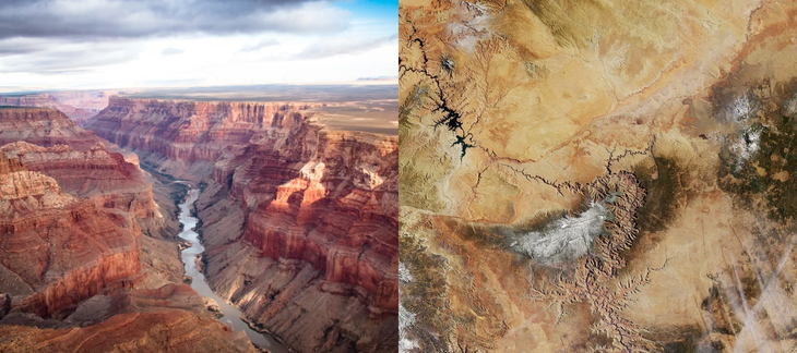 Amazon, Himalaya, kim tự tháp... thế nào khi nhìn từ trên cao 400km? - Ảnh 4.