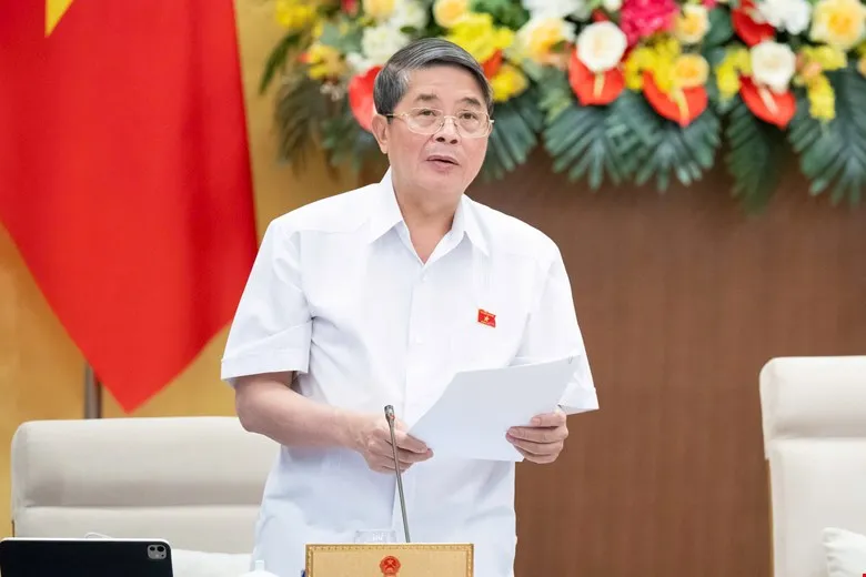 Phó Chủ tịch Quốc hội Nguyễn Đức Hải điều hành phiên cho ý kiến về dự luật. Ảnh: QUỐC HỘI luat-thue-thu-nhap-ca-nhan.jpg