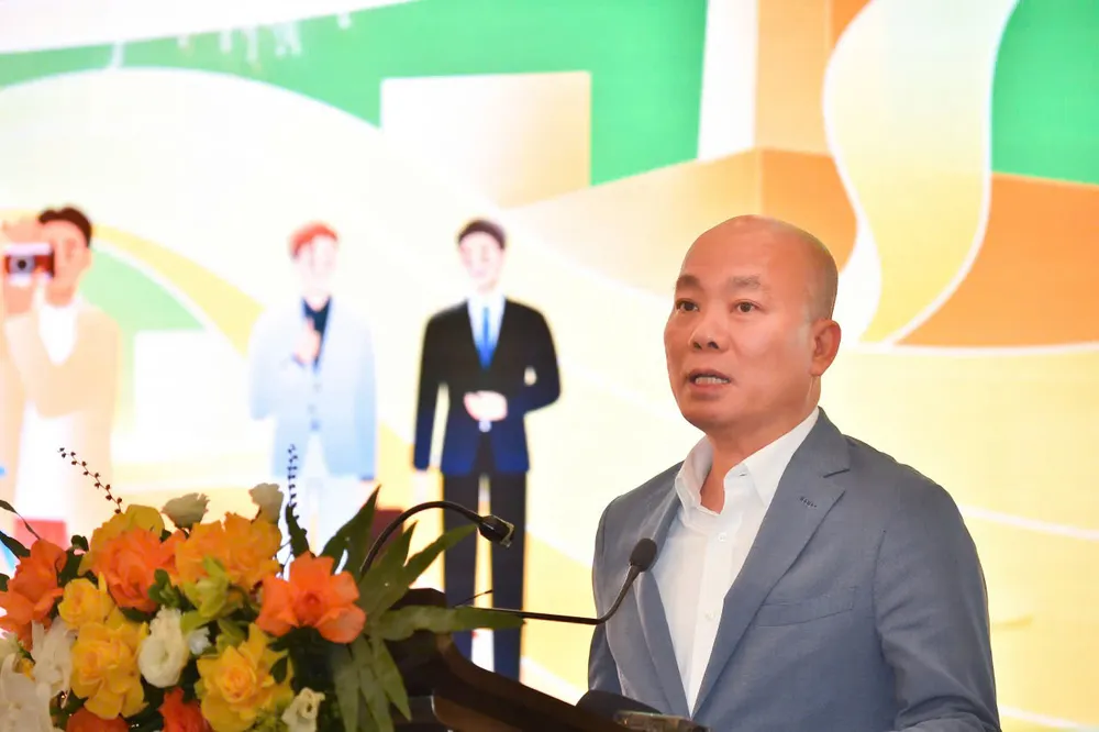 Ông Vũ Bá Phú, Cục trưởng Cục Xúc tiến Thương mại (Bộ Công Thương). Ảnh: M.T Hội chợ Mùa Thu 2025 1.jpg