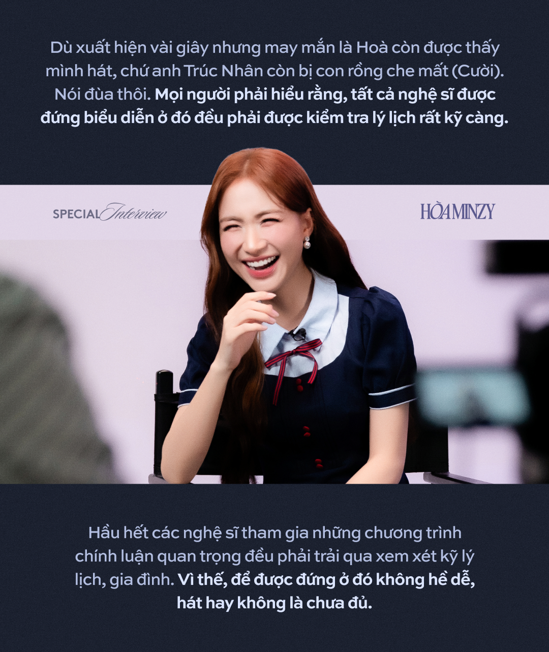 Hoà Minzy: 