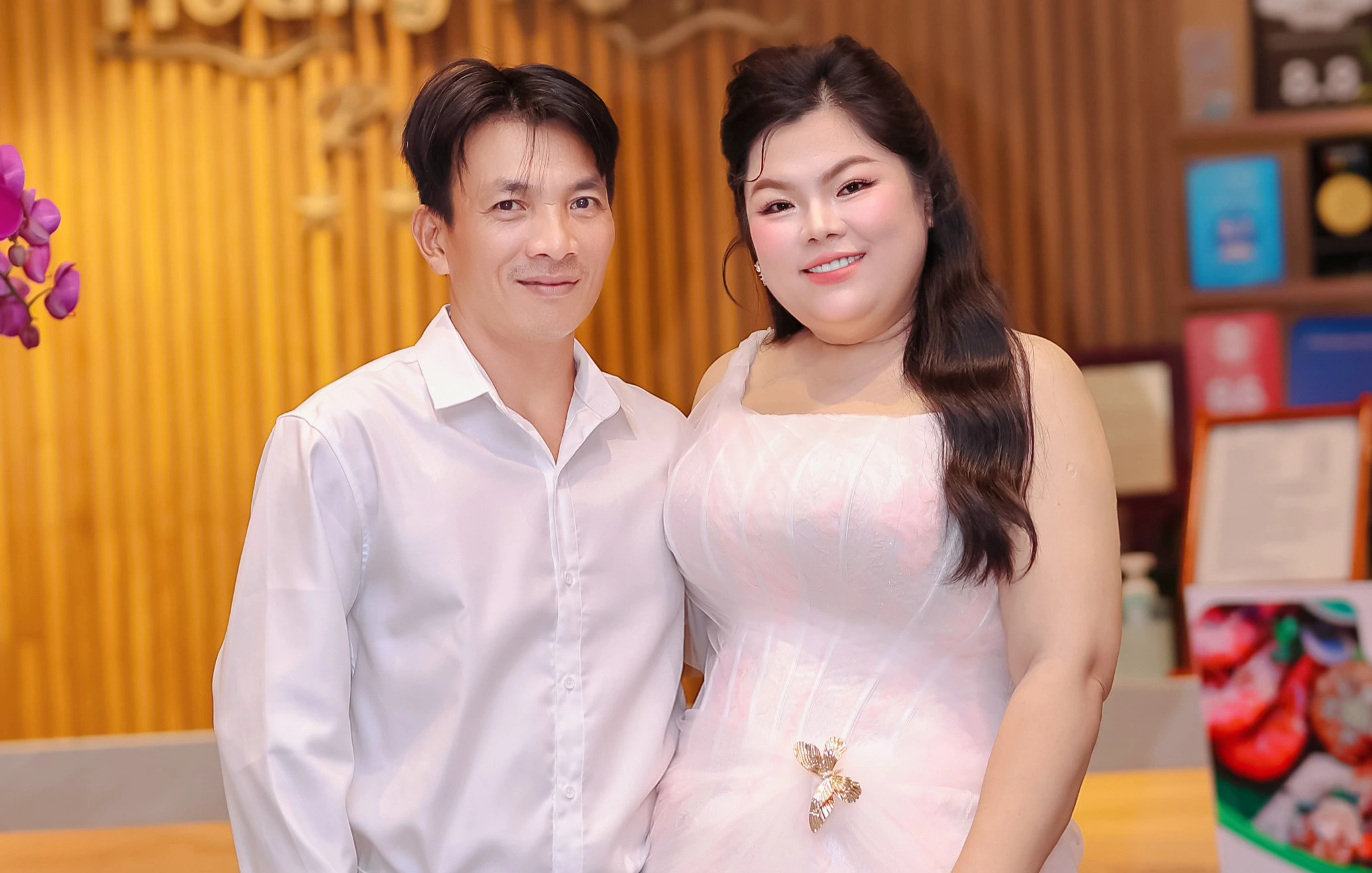 Nữ diễn viên được ông xã đồng hành trong quá trình giảm cân.