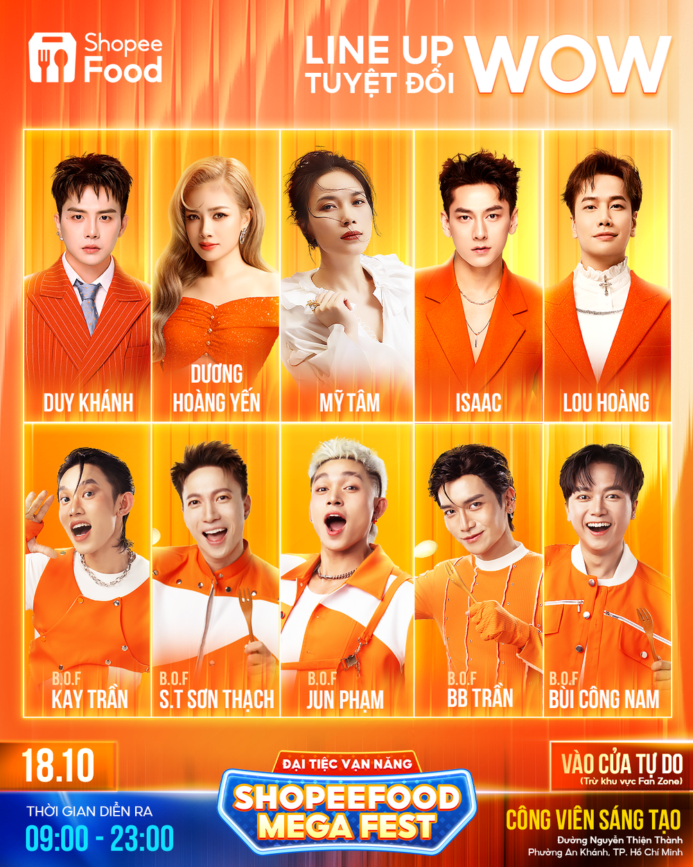  
Săn ngay tấm vé Fanzone quyền lực để được “đu” idol cận kề, bắt trọn từng khoảnh khắc bùng nổ ngay sát sân khấu.