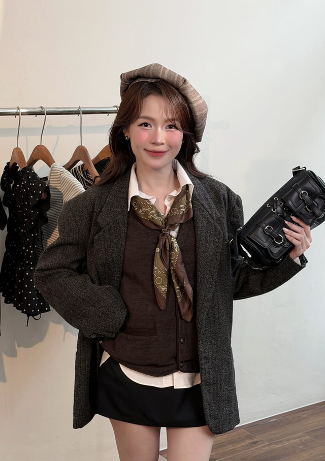 Áo blazer giúp nàng nâng tầm phong cách chỉ trong phút chốc 6 Áo blazer giúp nàng nâng tầm phong cách chỉ trong phút chốc - Ảnh 6.