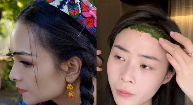 Thoa nước lá usma lên chân tóc và lông mi, để khoảng 30–60 phút rồi rửa sạch. Cách này giúp tóc và lông mi dày, khỏe và bóng mượt tự nhiên.