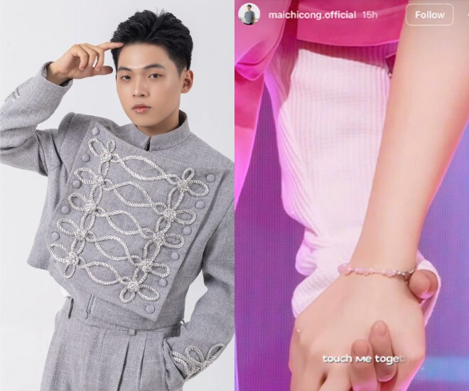 Con gái Quyền Linh rộ tin hẹn hò vì khoe ảnh nắm tay một ca sĩ, ngoại hình điển trai từng thi "The Voice Kids" 2 Ca sĩ Mai Chí Công cũng đăng tải khoảnh khắc tương tự.