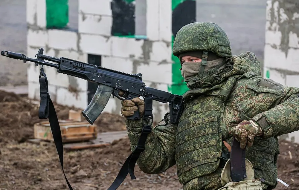 Binh sĩ Nga hoạt động trên chiến trường Ukraine. Ảnh: TASS