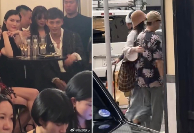 Trần Vỹ Đình và siêu mẫu Victoria's Secret khoe con đầu lòng 2 Hà Tuệ và Trần Vỹ Đình nhiều lần bị bắt gặp bên nhau. Ảnh: Weibo