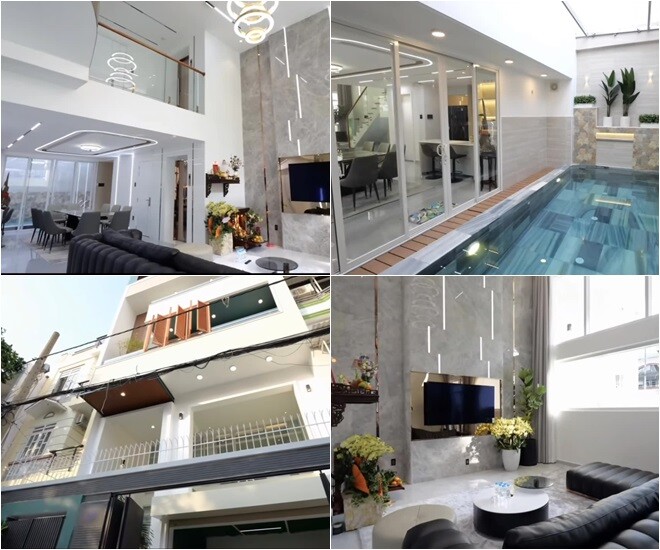 Cặp đôi sở hữu biệt thự bề thế.