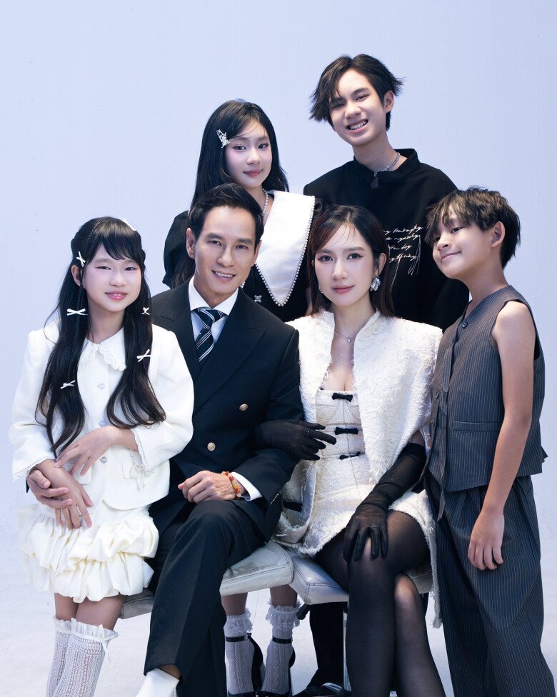 Các con của Lý Hải đều có ngoại hình đẹp, thừa thưởng năng khiếu nghệ thuật từ bố mẹ.