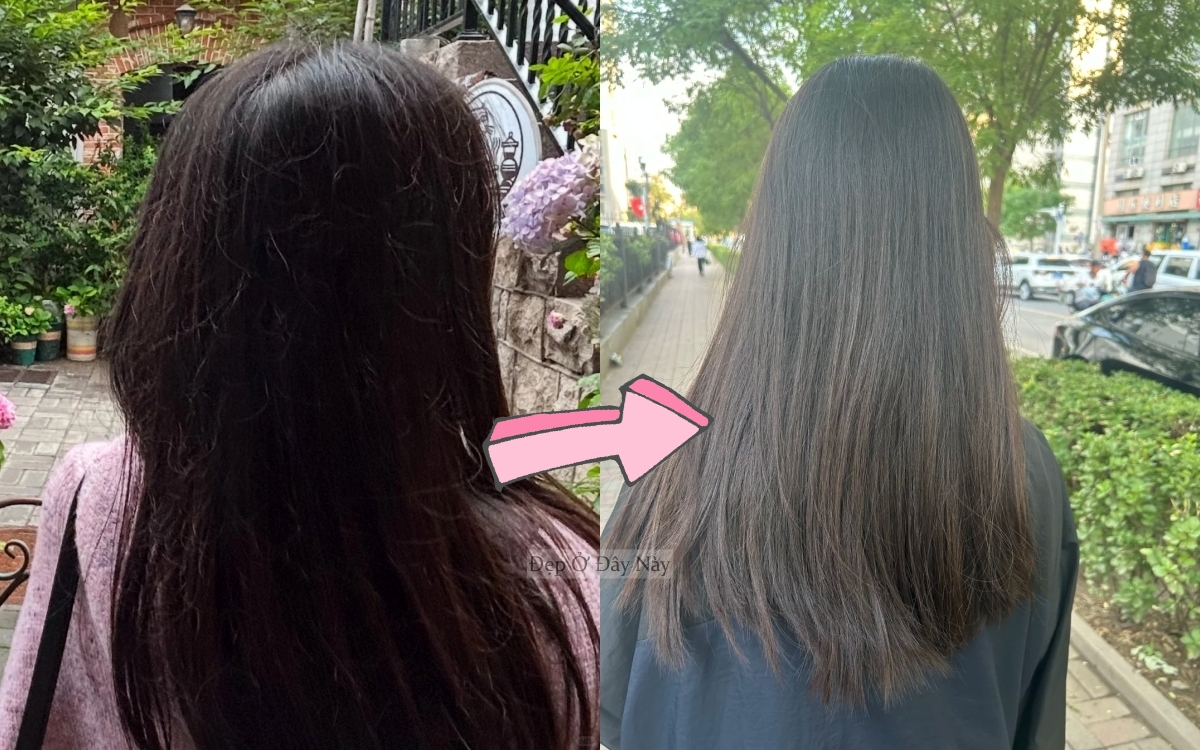 Cô nàng biến tóc từ hư tổn thành bóng mượt nhờ dưỡng tóc chuẩn salon tại nhà - Ảnh 2.