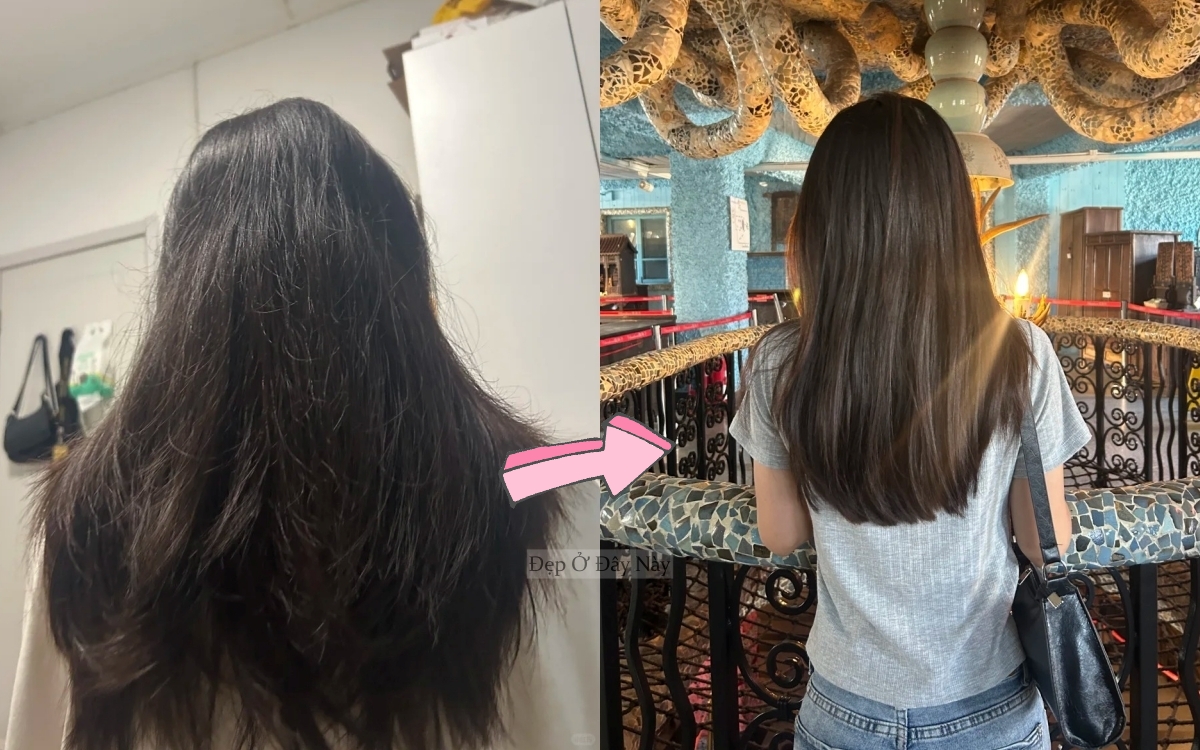 Cô nàng biến tóc từ hư tổn thành bóng mượt nhờ dưỡng tóc chuẩn salon tại nhà - Ảnh 4.