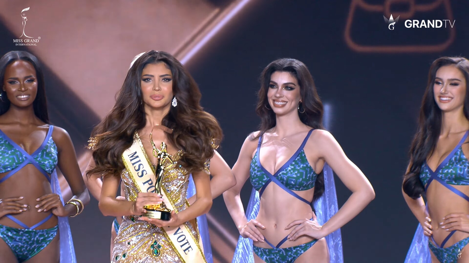 Miss Grand Colombia thắng giải Miss Popular Vote