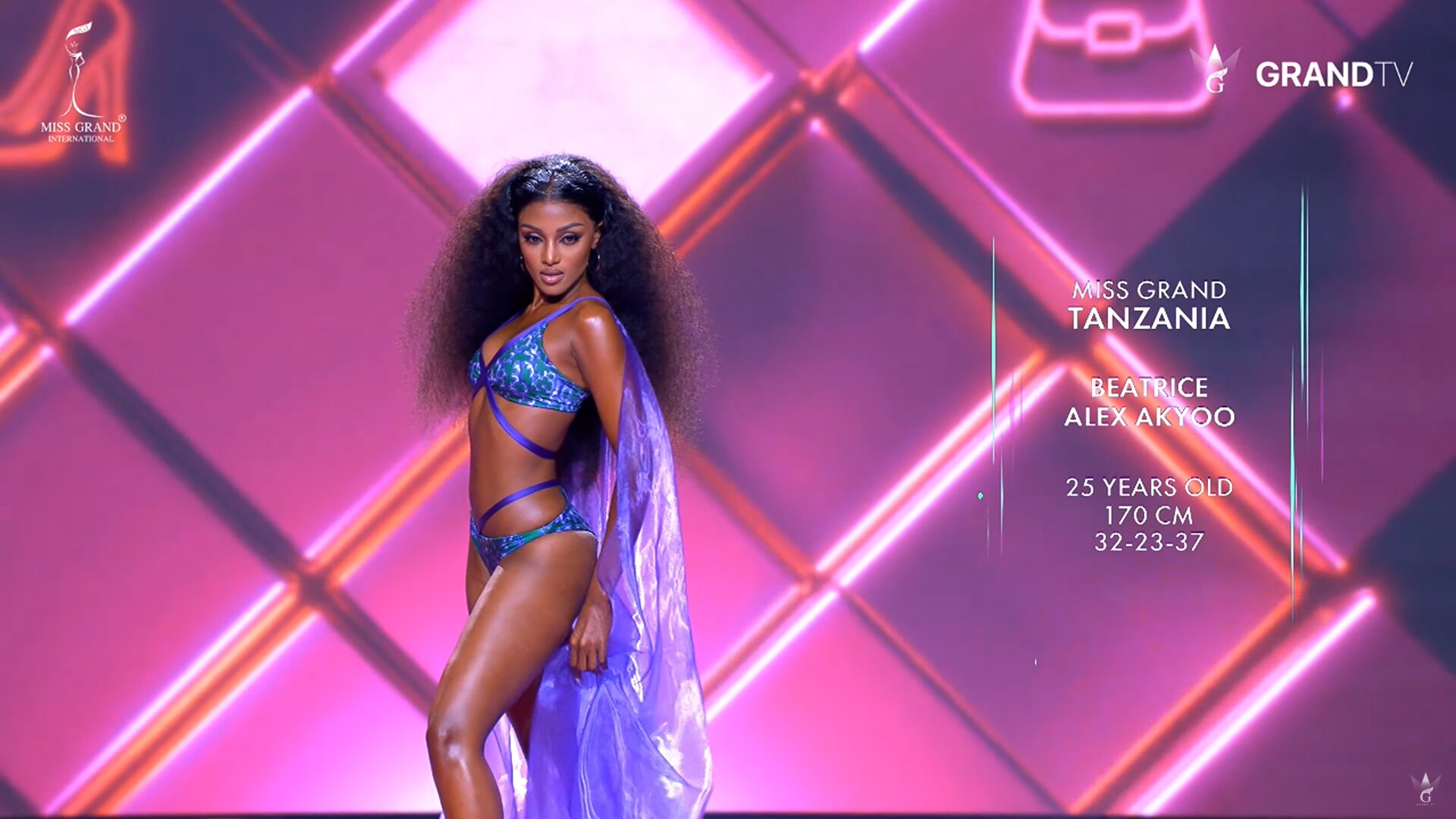 Miss Grand Tanzania có body đẹp mắt.