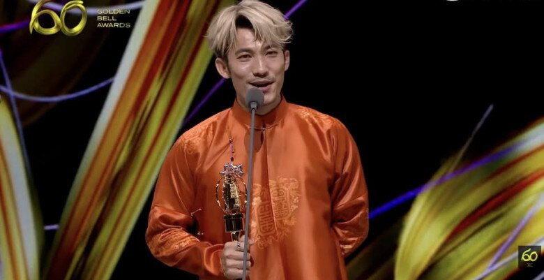 Liên Bỉnh Phát phát biểu khi nhận giải Nam diễn viên chính xuất sắc nhất tại giải Kim Chung.