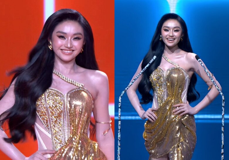 Hình ảnh Yến Nhi xuất hiện ít ỏi trong đêm Chung kết.