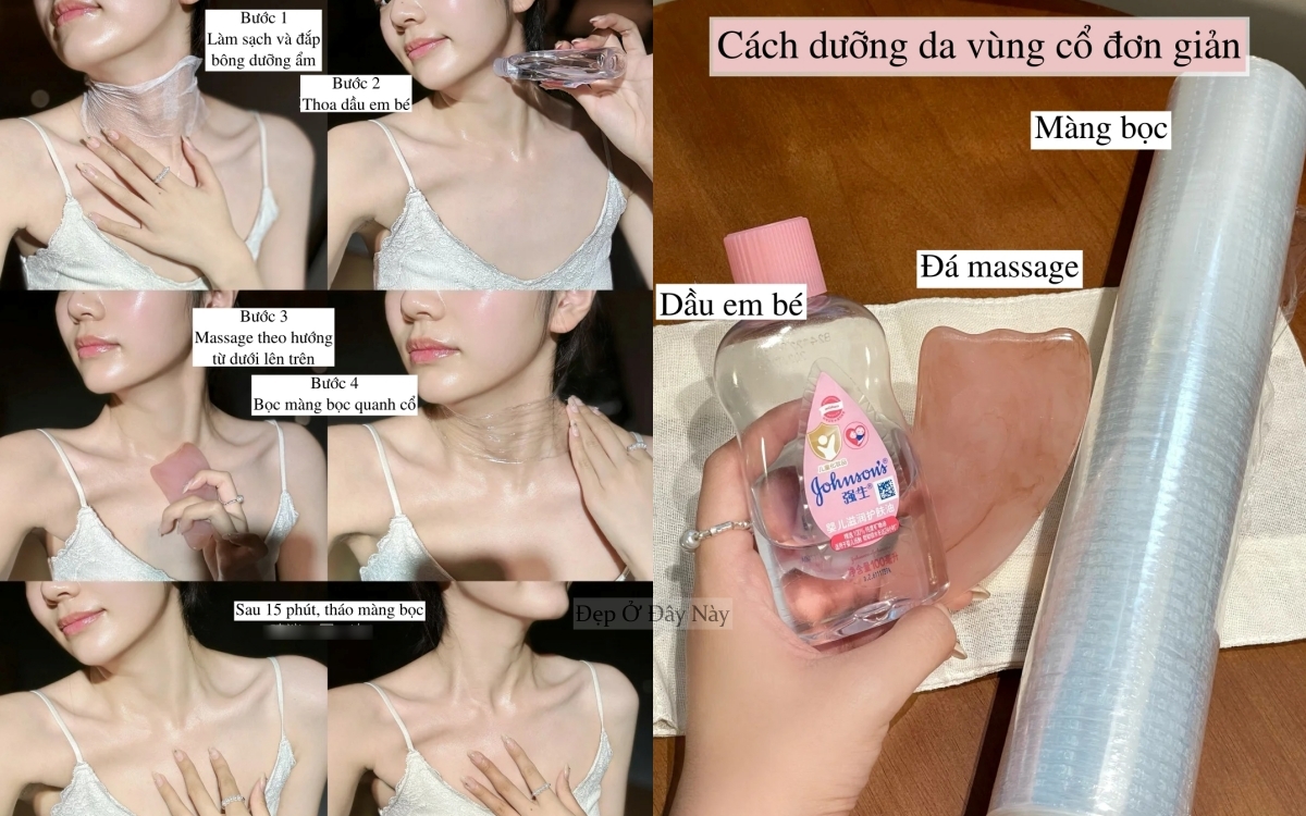 Bí kíp của phụ nữ Trung Quốc: Chỉ 15 phút mỗi ngày để "là phẳng" nếp nhăn vùng cổ - Ảnh 3.