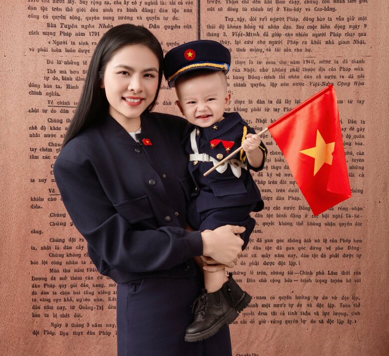 Chồng đại gia của Vân Trang tuyên bố "ngừng đẻ" sau khi có 4 con, muốn dừng lắm mà vợ vẫn sinh thêm 8 Vân Trang cho biết bé Quintin sinh sau đẻ muộn nên rất dễ tính.