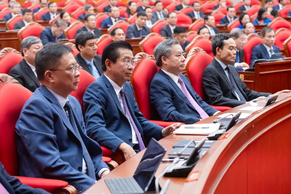 Các đại biểu tham dự Hội nghị lần thứ 13, Trung ương khóa XIII. Ảnh: CTV nhung-noi-dung-quan-trong-ve-nhan-su-kinh-te-xa-hoi-tai-hoi-nghi-trung-uong-13-1.jpg