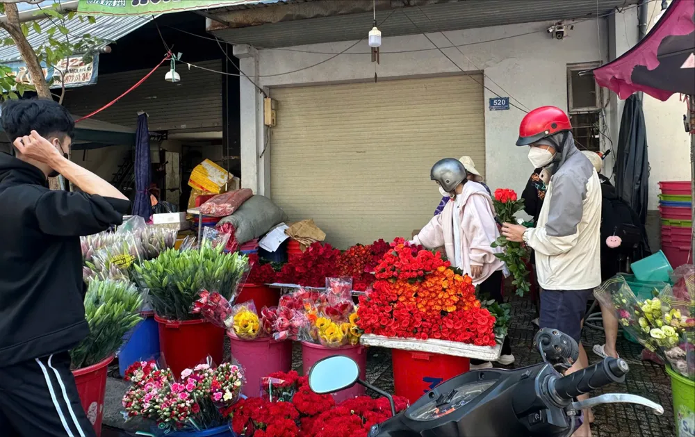 thị trường hoa tươi