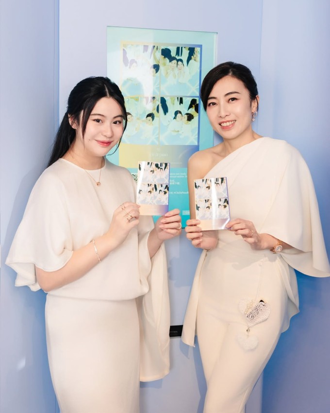 Trần Khải Vận và con gái. Ảnh: Instagram