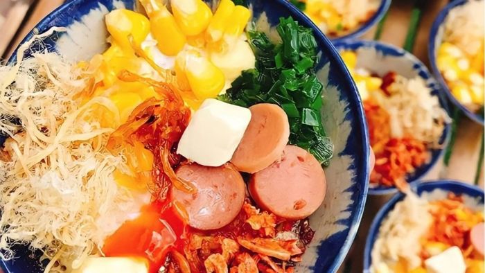 Món ăn cực kỳ hấp dẫn với đủ topping