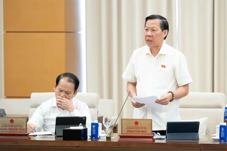 Chủ nhiệm Ủy ban Kinh tế Tài chính Phan Văn Mãi. Ảnh: Quốc hội Phan Văn Mãi.jpg