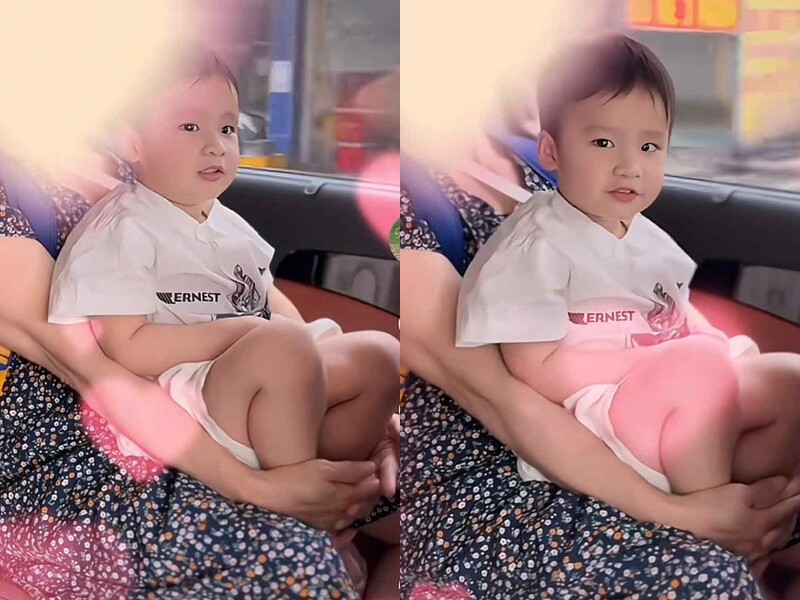 Con trai 2 tuổi của Hồ Quỳnh Hương hành động bất ngờ tặng bố mẹ, vợ chồng nữ ca sĩ khoe vẻ giản dị trong biệt thự 8 Táo có ngoại hình bụ bẫm, đáng yêu và được nhận xét là bản sao của bố.