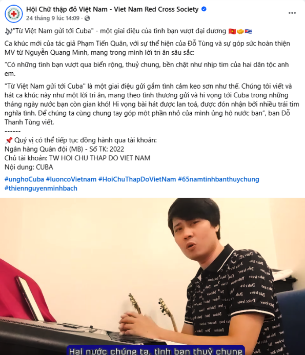 Gặp gỡ Đỗ Thanh Tùng - đồng tác giả ca khúc Từ Việt Nam gửi tới Cuba: "Chúng tôi viết bằng tấm lòng tri ân của thế hệ trẻ" - Ảnh 2.