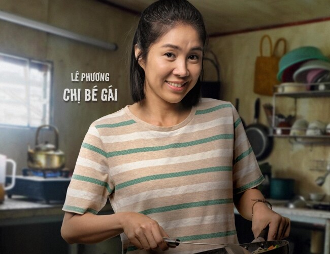 Tạo hình của Lê Phương trong phim Cuộc Chiến Hạ Lưu phát sóng vào lúc 20h thứ Năm và thứ Sáu hàng tuần, bắt đầu từ ngày 23/10/2025. 