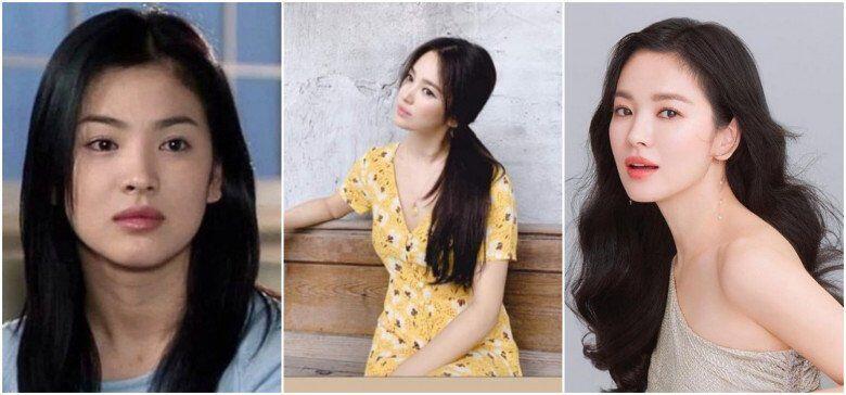 Song Hye Kyo xinh đẹp với tóc dài.