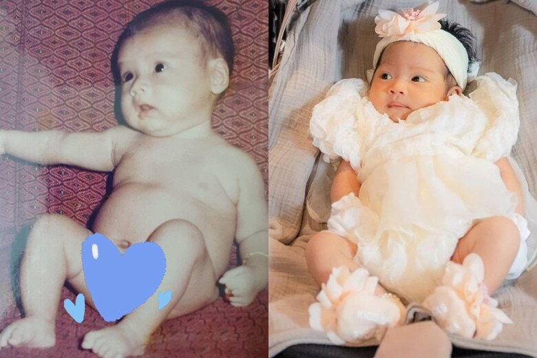 Cô bé Harley giống hệt bố Tuấn Khôi lúc nhỏ, bị trêu là dùng chung 1 khuôn.