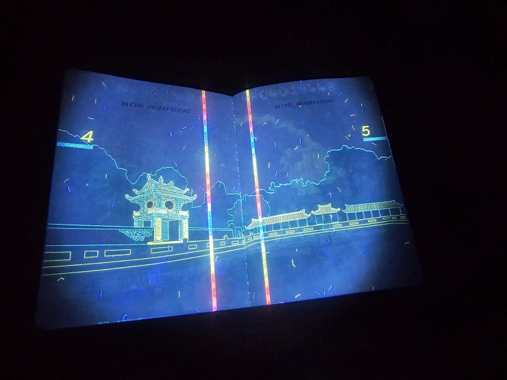 Loạt hình ảnh gây bất ngờ trên hộ chiếu Việt Nam khi soi tia UV 3 Một góc Văn Miếu - Quốc Tử Giám