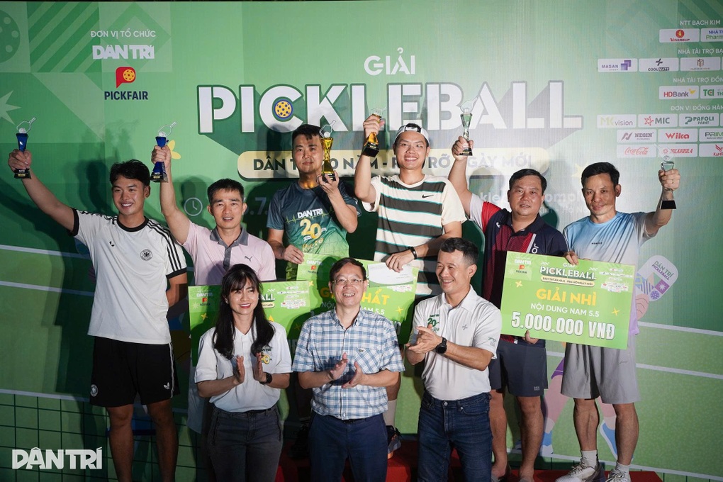 Các nhà vô địch giải đấu pickleball Dân trí 20 năm - Rực rỡ ngày mới - 9