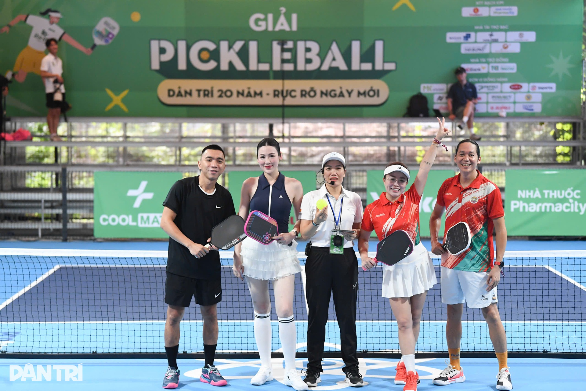 Dàn á hậu, diễn viên, ca sĩ nổi tiếng hâm nóng giải pickleball Dân trí - 4