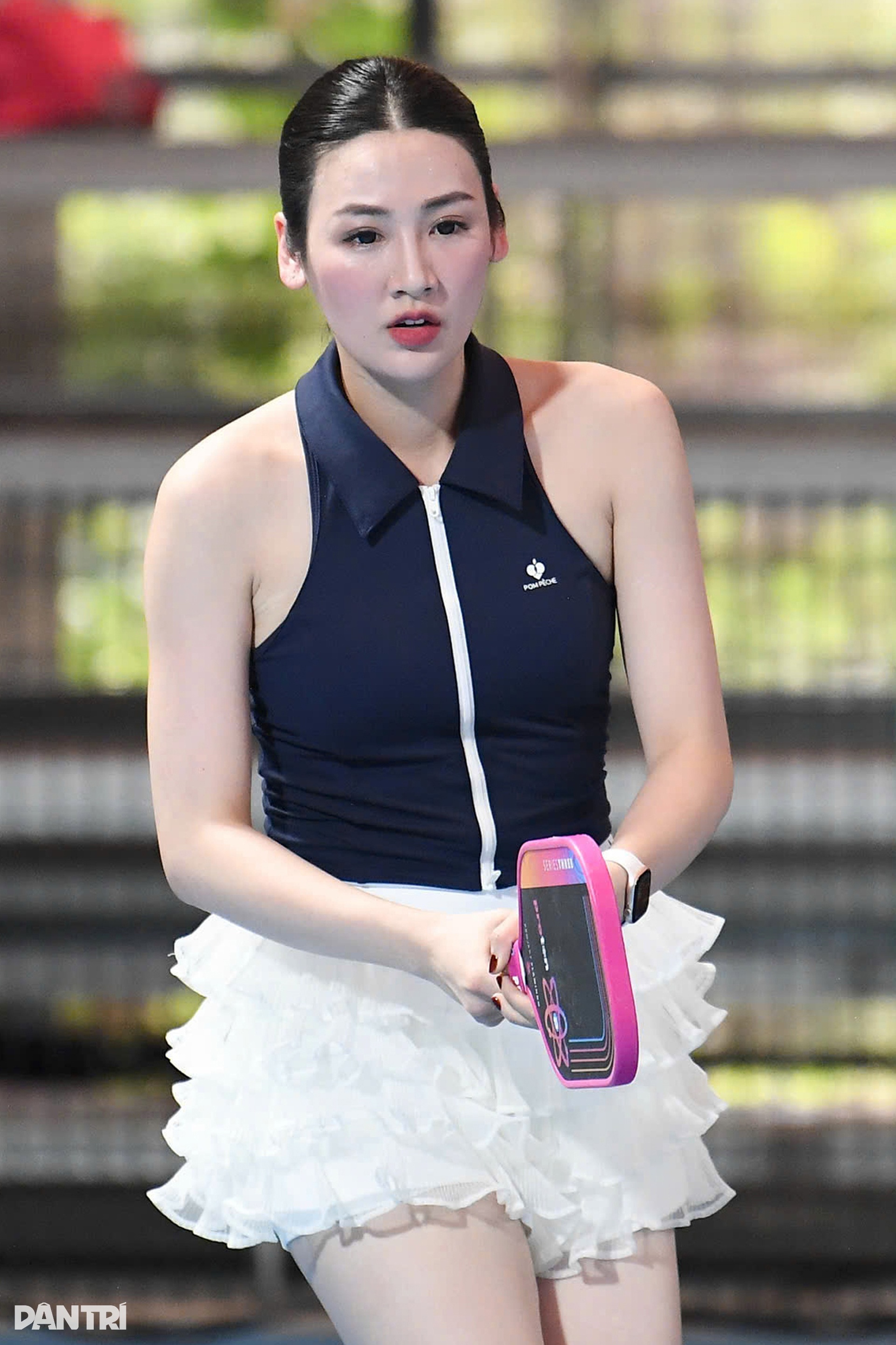 Dàn á hậu, diễn viên, ca sĩ nổi tiếng hâm nóng giải pickleball Dân trí - 6