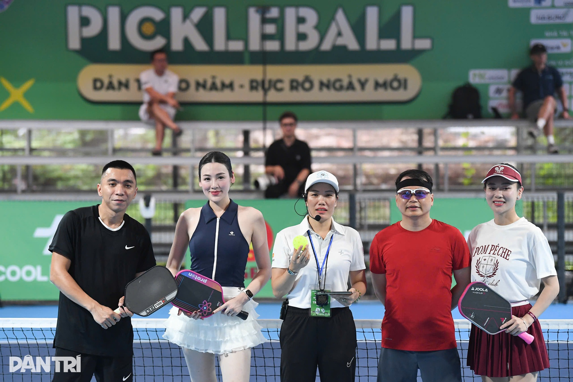 Dàn á hậu, diễn viên, ca sĩ nổi tiếng hâm nóng giải pickleball Dân trí - 9