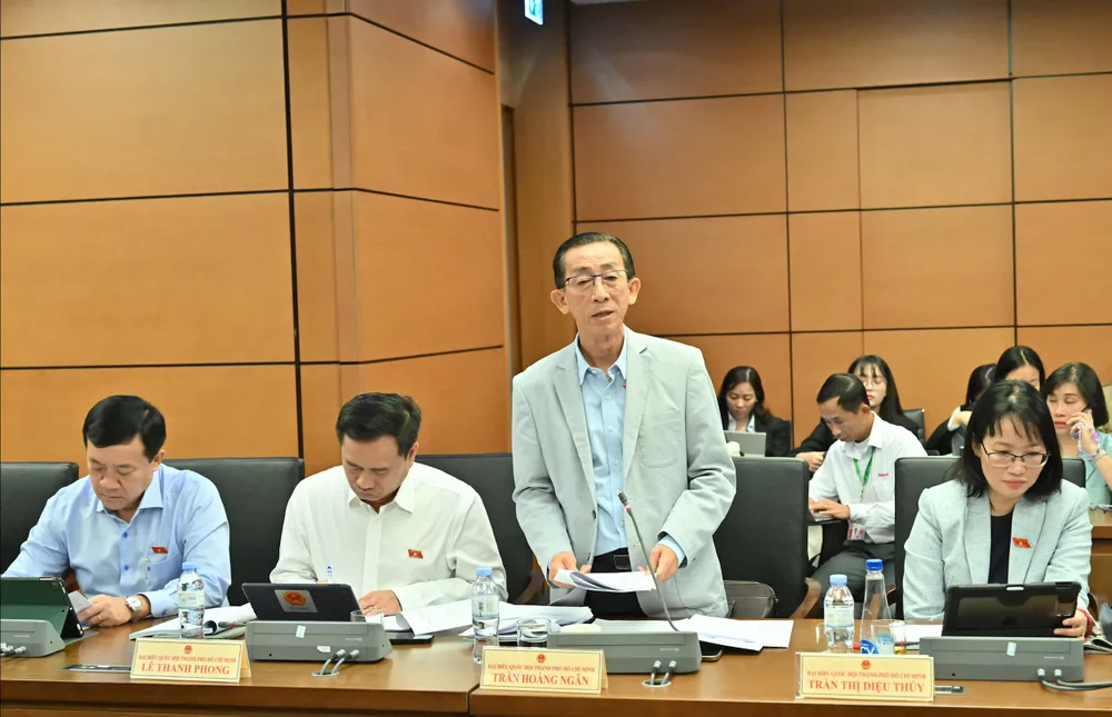 Đại biểu Quốc hội Trần Hoàng Ngân (đoàn TP.HCM). Ảnh: PHẠM THẮNG dbqh-tran-hoang-ngan-tp-ho-chi-minh-(1).jpg