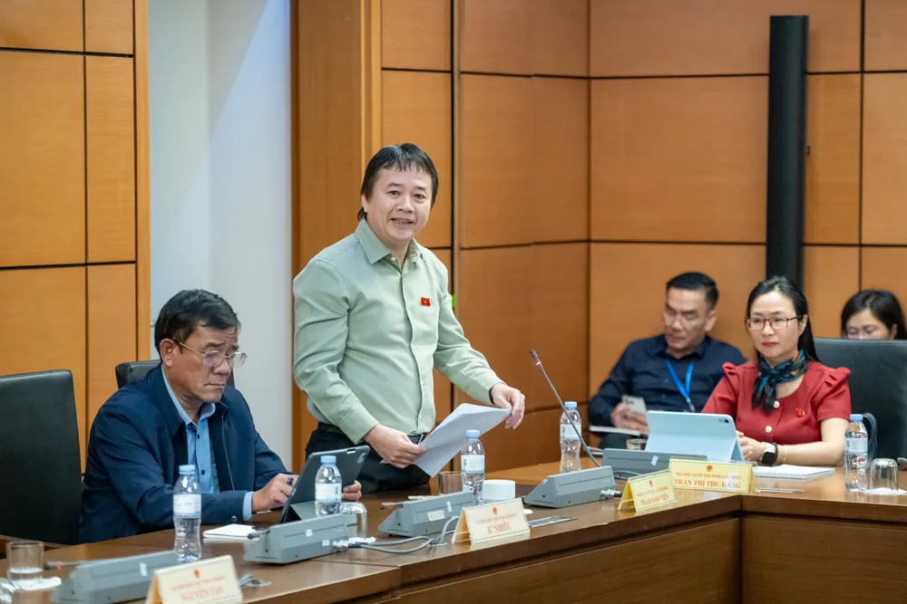 Đại biểu Phạm Nam Tiến, đoàn Lâm Đồng. Ảnh: PHẠM THẮNG pham-nam-tien-lam-dong.jpg