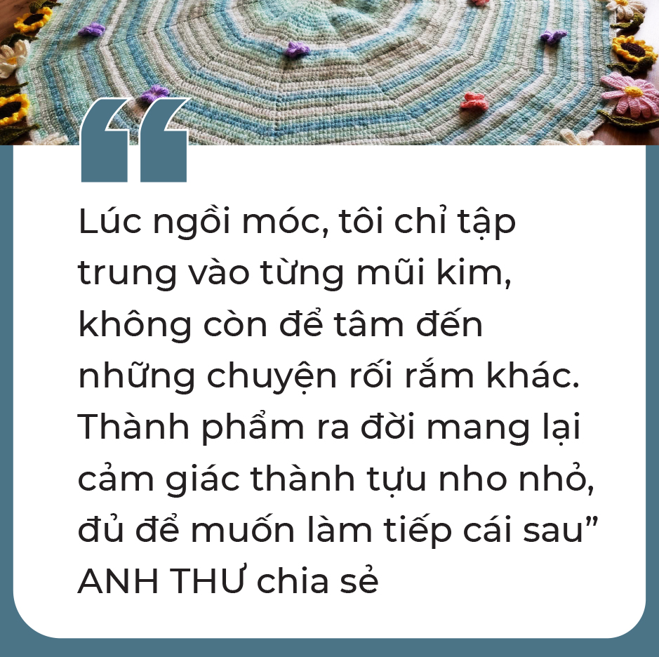Đan - móc len: Thú vui tuổi già thành liệu pháp cho tuổi trẻ - Ảnh 4.