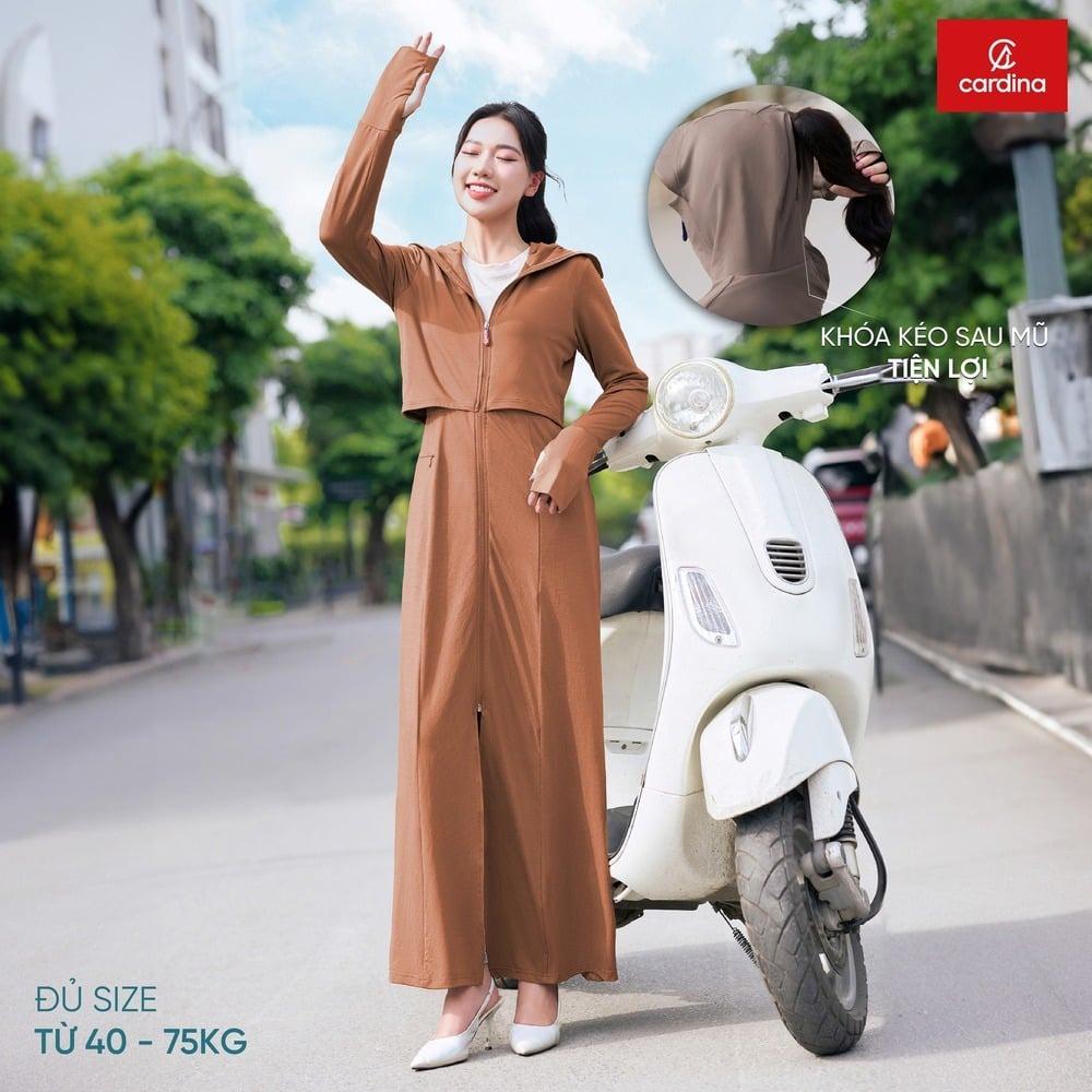 Tránh xa tia UV với áo chống nắng 2 tầng công nghệ Ice text của Cardina 2025- Ảnh 2.