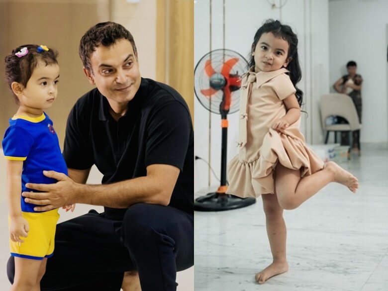 Con gái lai Ấn nhà Võ Hạ Trâm thuộc bài hát yêu nước của mẹ, 4 tuổi đã điệu đà, sở hữu mái tóc đen dài 5 Con gái Võ Hạ Trâm thường nhảy múa, ca hát ở nhà.