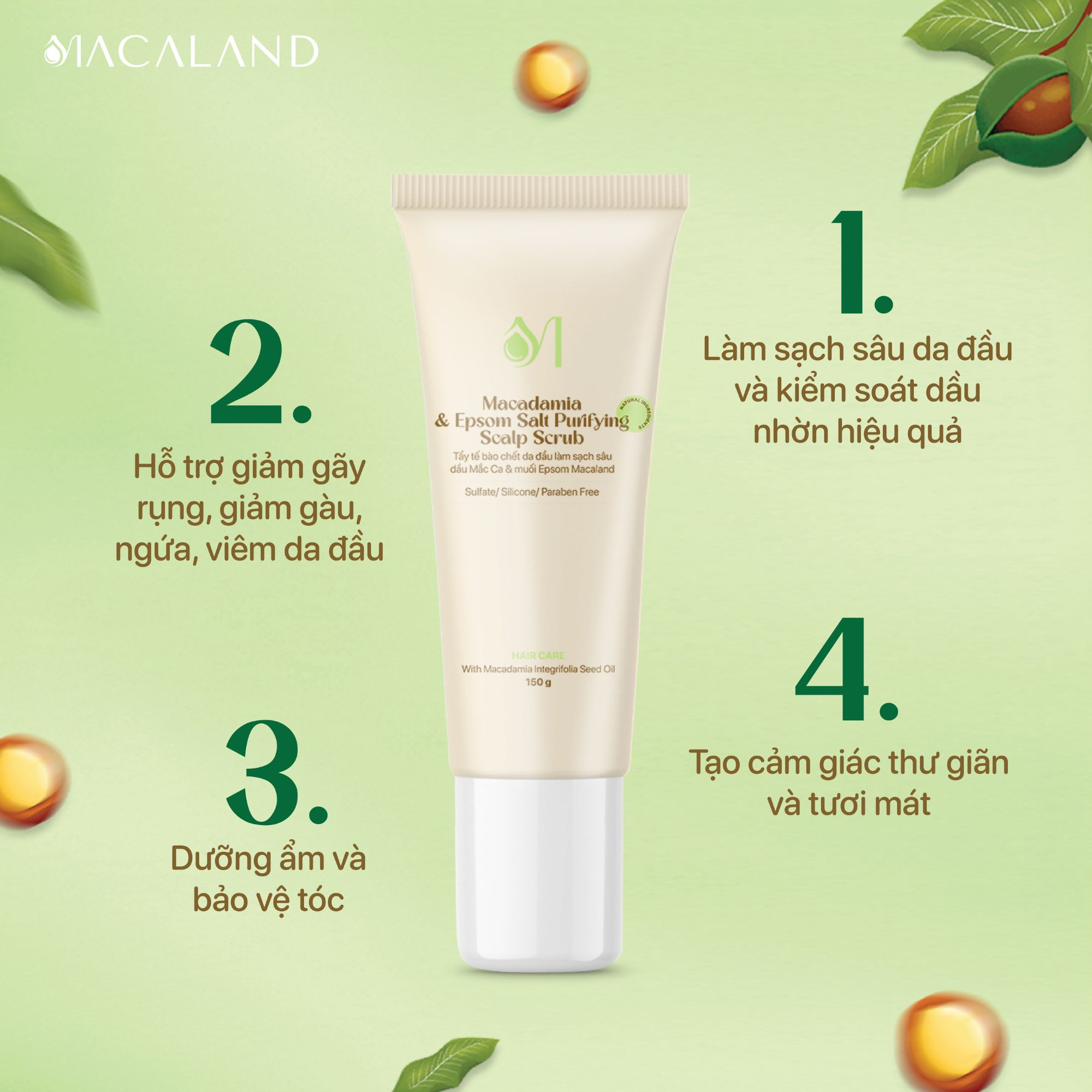 Mái tóc sạch bong, chắc khỏe từ gốc nhờ 5 lọ tẩy da chết da đầu "made in Vietnam" - Ảnh 8.