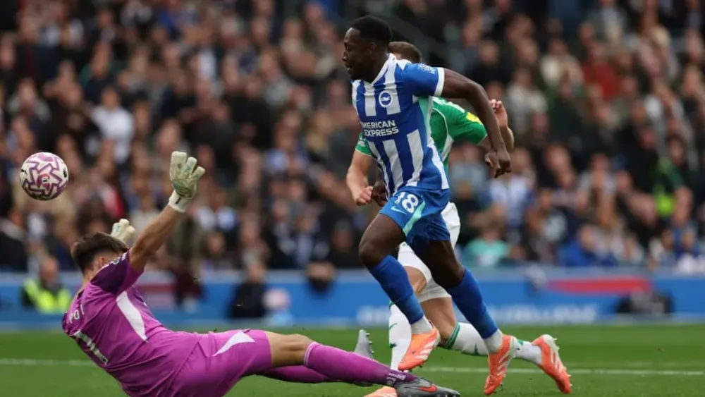 Brighton đang chờ lịch sử lặp lại khi từng thắng MU 3-1 ngay trên sân Old Trafford. Ảnh: EPL premier-league-brighton.jpg