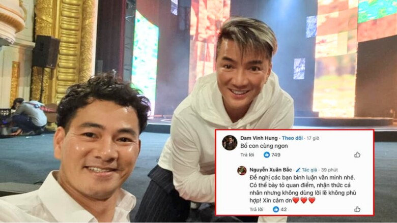 Xuân Bắc nhắc nhở khi Đàm Vĩnh Hưng nhận xét bố con cùng ngon.
