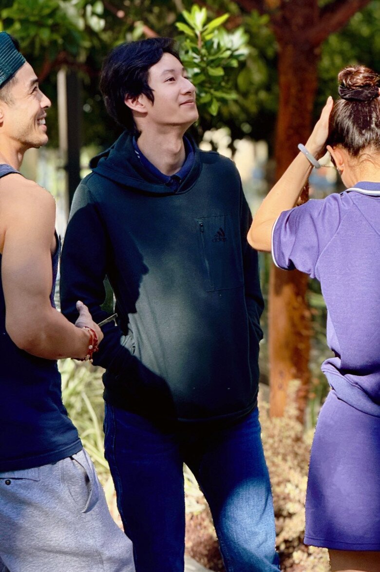 Bảo Nam càng lớn càng rõ nét điển trai.