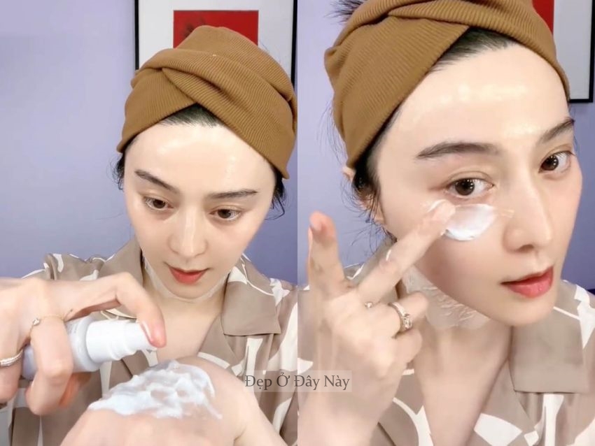 Cách đắp kem mắt giống Phạm Băng Băng khiến quầng thâm và nếp nhăn tự động tiêu biến - Ảnh 2.