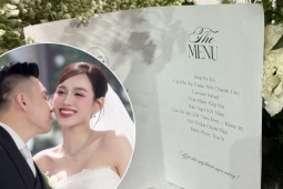 Thực đơn tiệc cưới với tôm hùm, bào ngư của Đỗ Thị Hà